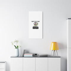 Practice Peace Not War Canvas | Anti-War, Peace Protest Art