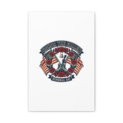 Honor the Fallen Memorial Day Canvas | USA 250, 1776–2026, vintage distressed