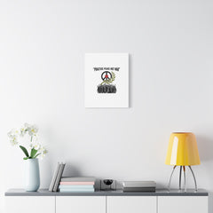 Practice Peace Not War Canvas | Anti-War, Peace Protest Art