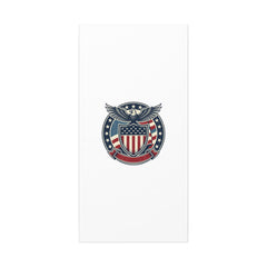 USA 250 Vintage Distressed Eagle Shield Canvas, Memorial Day Americana 1776–2026