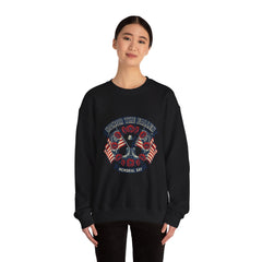 Honor the Fallen Memorial Day Sweatshirt | USA 250, 1776–2026, vintage distressed