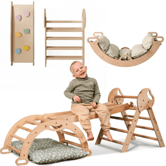 4in1 Montessori Climbing Set for Toddlers