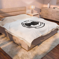 You Are Not Forgotten Velveteen Plush Blanket | Memorial Day USA 250, 1776–2026, vintage distressed Americana