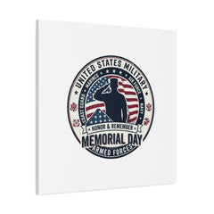 Memorial Day USA 250 Vintage Distressed Canvas | 1776–2026 Patriotic Americana