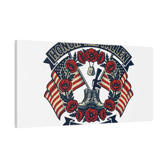 Honor the Fallen Memorial Day Canvas | USA 250, 1776–2026, vintage distressed