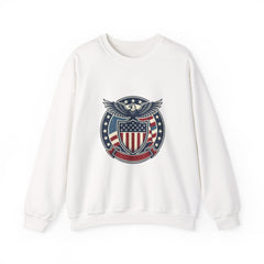 USA 250 Vintage Distressed Eagle Shield Sweatshirt | 1776–2026 Memorial Day, Patriotic Red White Blue