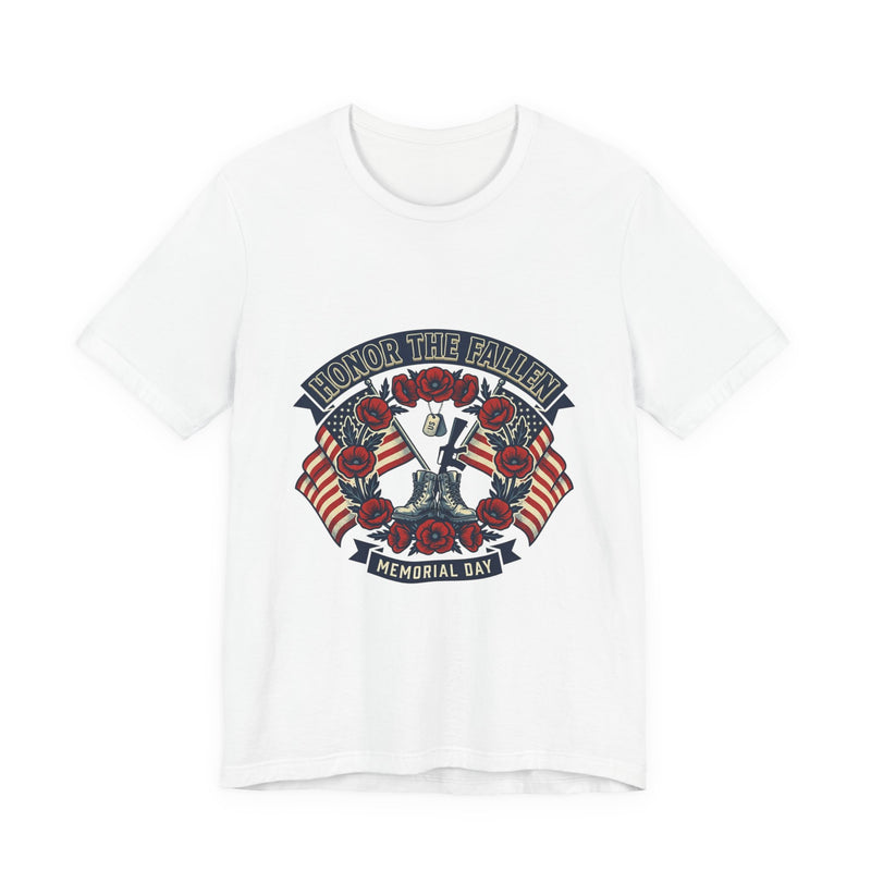 Honor the Fallen Memorial Day Tee | USA 250, 1776–2026 Vintage Distressed Americana