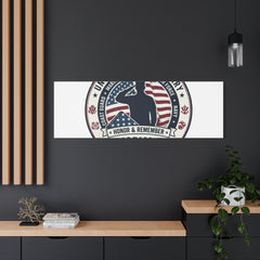Memorial Day USA 250 Vintage Distressed Canvas | 1776–2026 Patriotic Americana