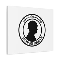 You Are Not Forgotten Canvas, Memorial Day USA 250, 1776–2026 Americana