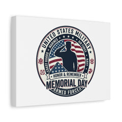 Memorial Day USA 250 Vintage Distressed Canvas | 1776–2026 Patriotic Americana