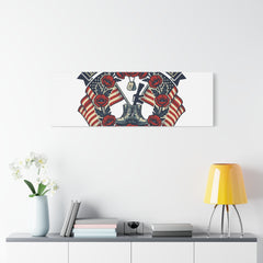 Honor the Fallen Memorial Day Canvas | USA 250, 1776–2026, vintage distressed