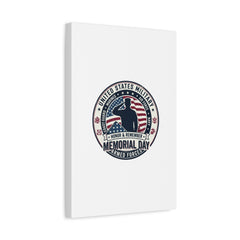 Memorial Day USA 250 Vintage Distressed Canvas | 1776–2026 Patriotic Americana