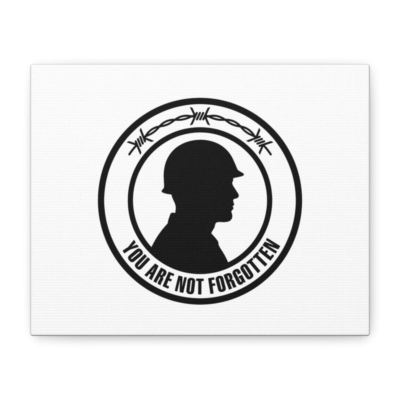 You Are Not Forgotten Canvas, Memorial Day USA 250, 1776–2026 Americana