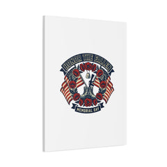 Honor the Fallen Memorial Day Canvas | USA 250, 1776–2026, vintage distressed