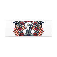 Honor the Fallen Memorial Day Canvas | USA 250, 1776–2026, vintage distressed
