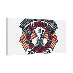 Honor the Fallen Memorial Day Canvas | USA 250, 1776–2026, vintage distressed