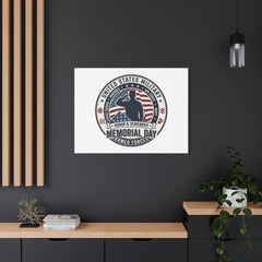 Memorial Day USA 250 Vintage Distressed Canvas | 1776–2026 Patriotic Americana