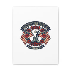 Honor the Fallen Memorial Day Canvas | USA 250, 1776–2026, vintage distressed