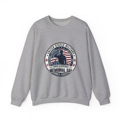 USA 250 Memorial Day Crewneck Sweatshirt | 1776–2026 Vintage Distressed Patriotic