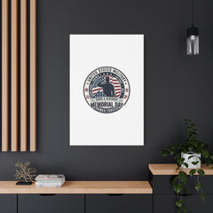Memorial Day USA 250 Vintage Distressed Canvas | 1776–2026 Patriotic Americana