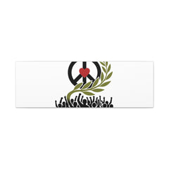 Practice Peace Not War Canvas | Anti-War, Peace Protest Art