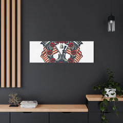 Honor the Fallen Memorial Day Canvas | USA 250, 1776–2026, vintage distressed
