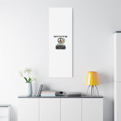 Practice Peace Not War Canvas | Anti-War, Peace Protest Art
