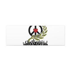 Practice Peace Not War Canvas | Anti-War, Peace Protest Art
