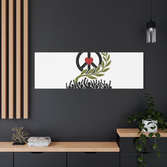 Practice Peace Not War Canvas | Anti-War, Peace Protest Art