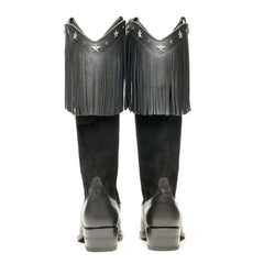 Stylish Boot Fringe cowboy boots with brown leather and decorative fringe for everyday fashion.