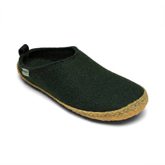 Kyrgies Outdoor Wool Slides in a beige color with a flexible design, perfect for indoor and outdoor comfort.