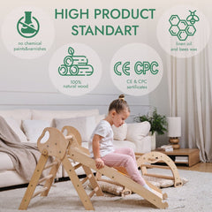4in1 Montessori Climbing Set for Toddlers