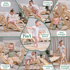 4in1 Montessori Climbing Set for Toddlers