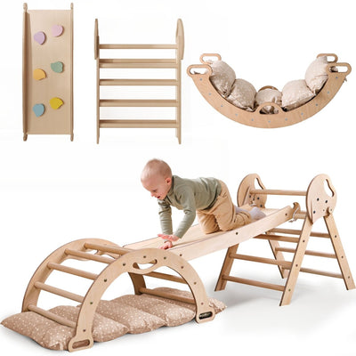 4in1 Montessori Climbing Set for Toddlers