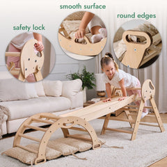 4in1 Montessori Climbing Set for Toddlers